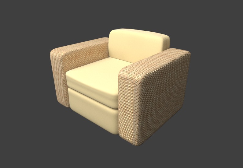 Sham Bamboo Couch preview image 1